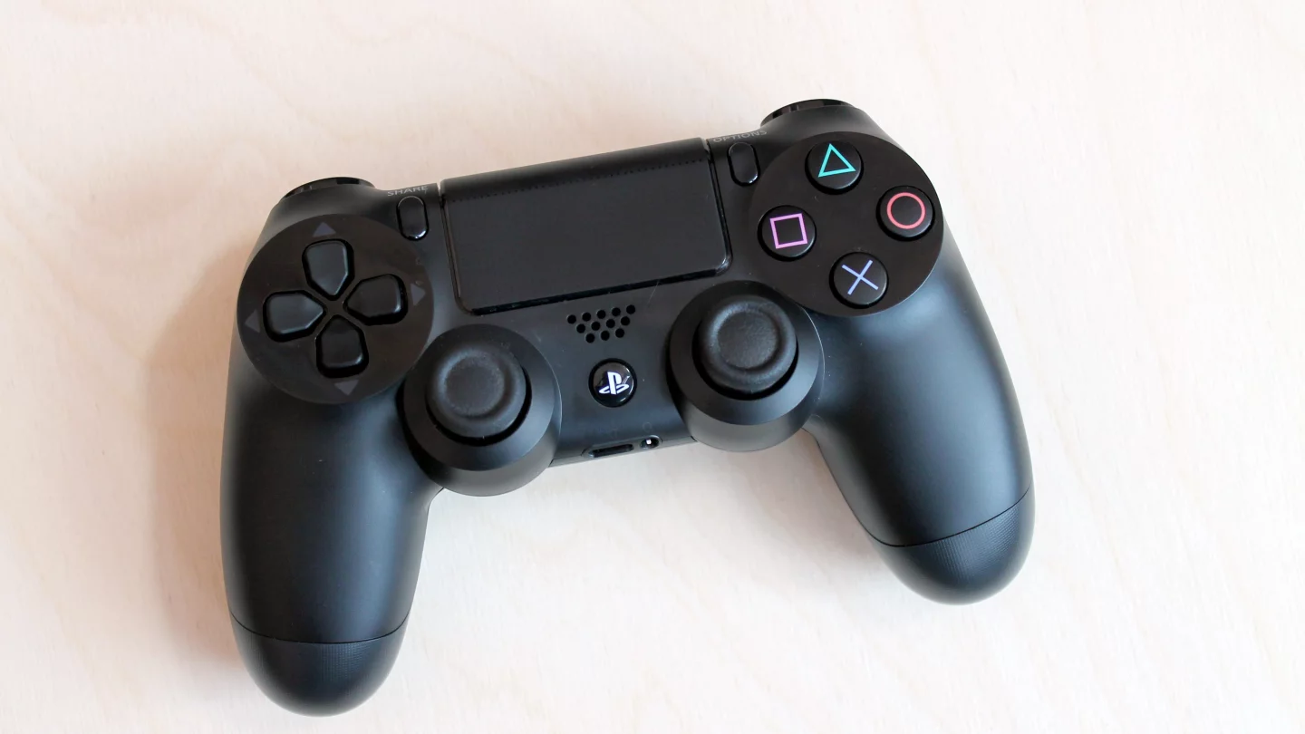 The PS4's DualShock 4 is comfortable, and includes a trackpad