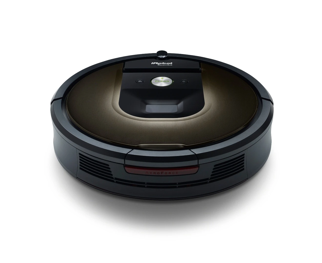 The Roomba 980 can be controlled by means of a cloud-connected app