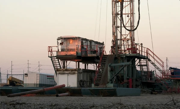 Sandstone sequestration is merely one option for subterranean injection, as carbon dioxide may also be injected into oil and gas reservoirs (Photo: Midwest Geological Sequestration Consortium)
