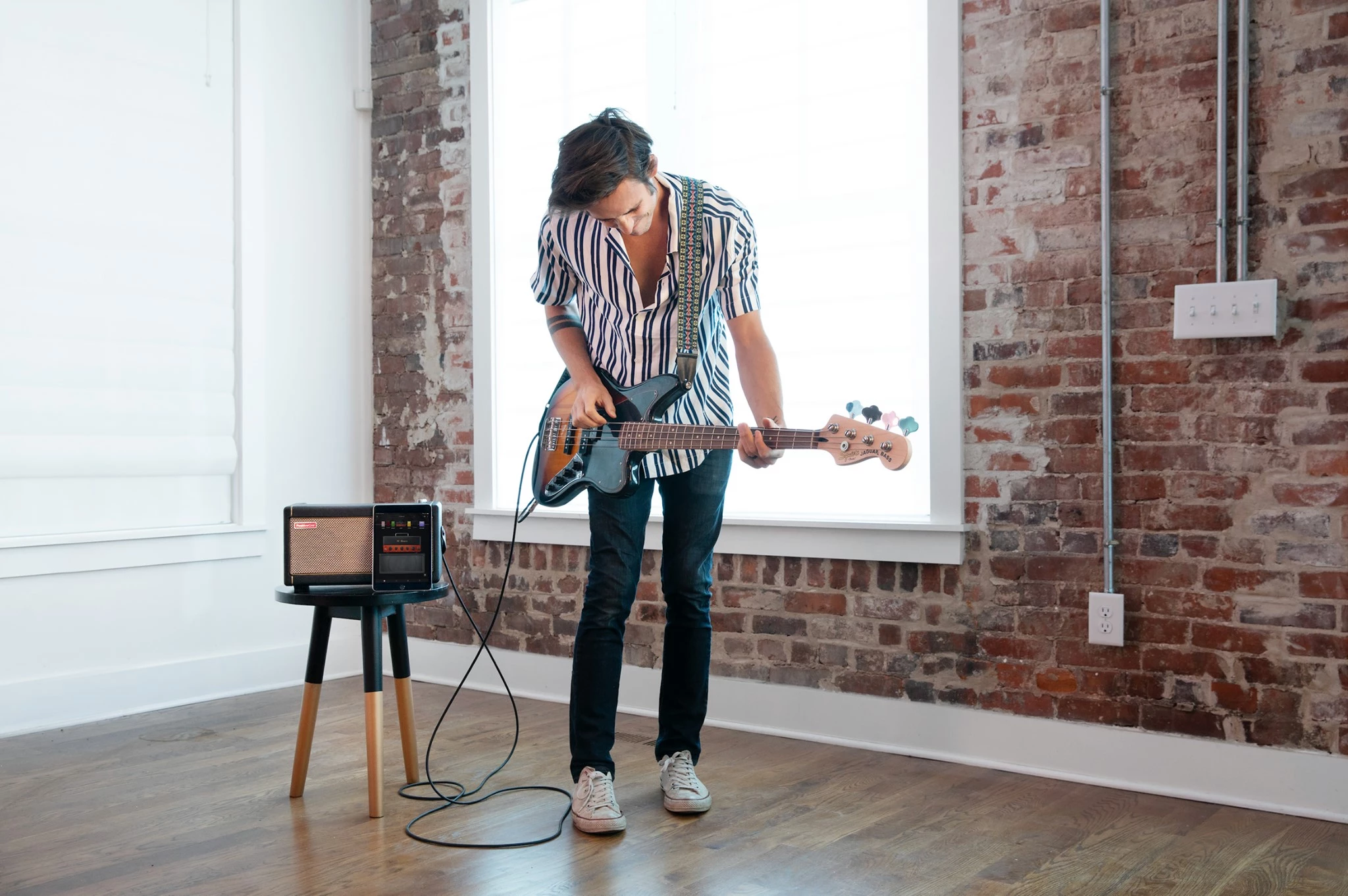 Hey Positive Grid, can we get rid of the guitar lead next time?