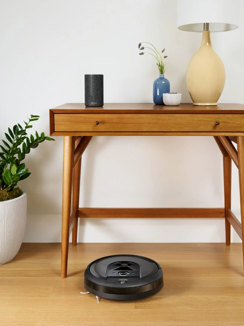 The Roomba i7+ will respond to Alexa and Google Assistant voice commands