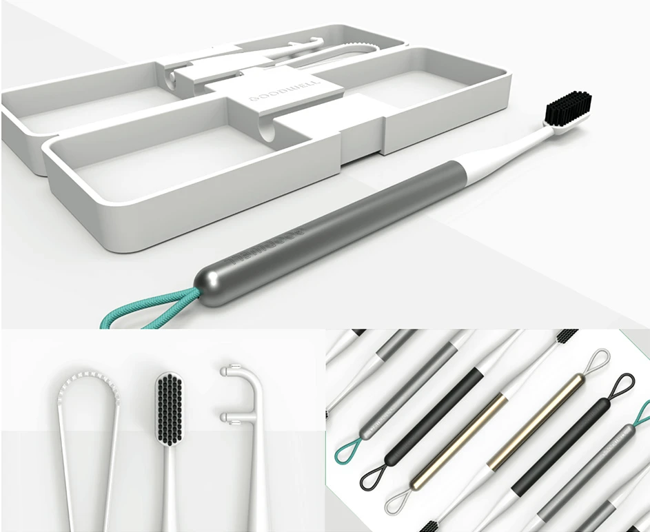 The truly enduring component of Goodwell toothbrush is the medical-grade aluminum handle