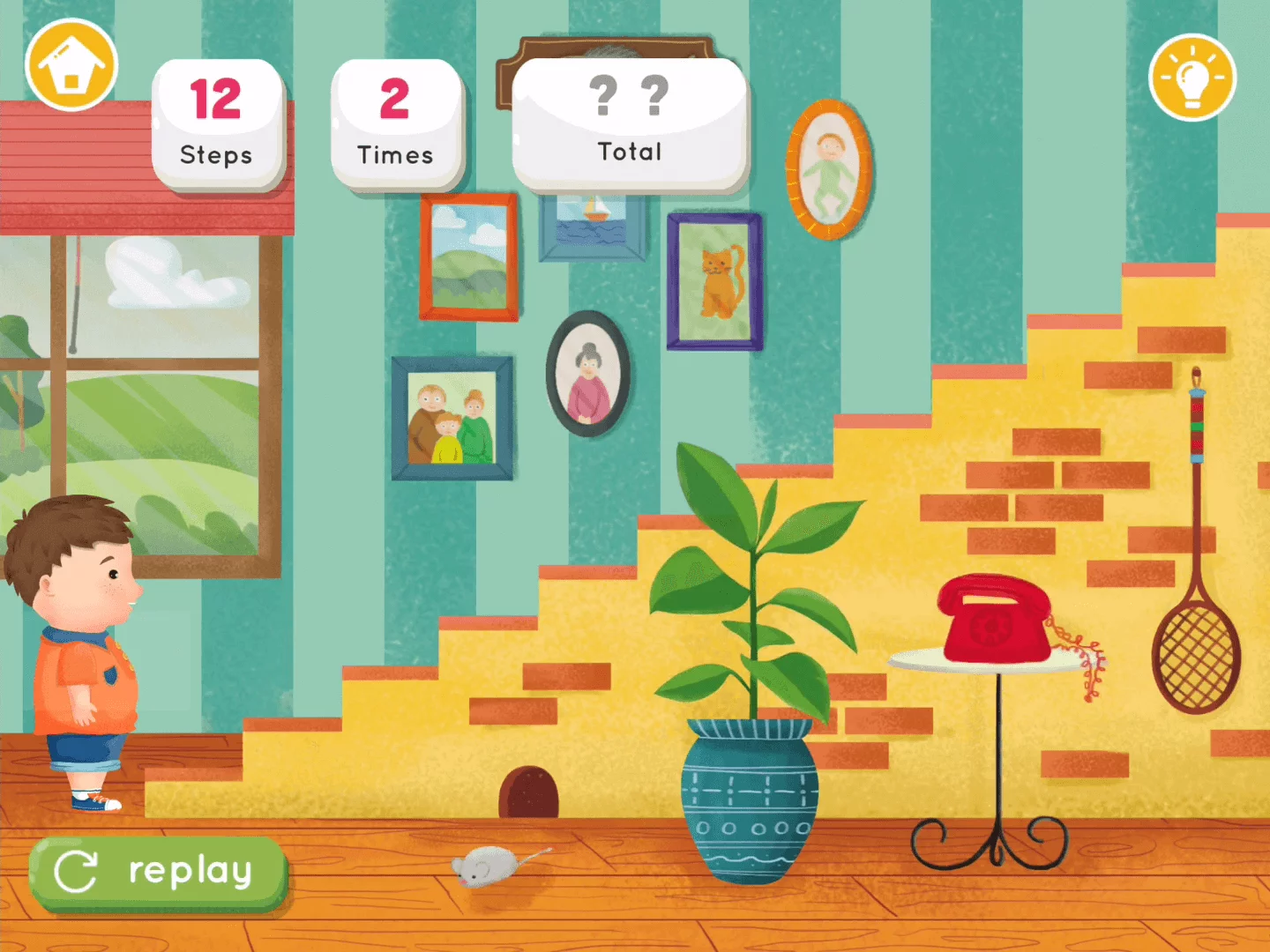 One of the games played using the Plugo Count kit