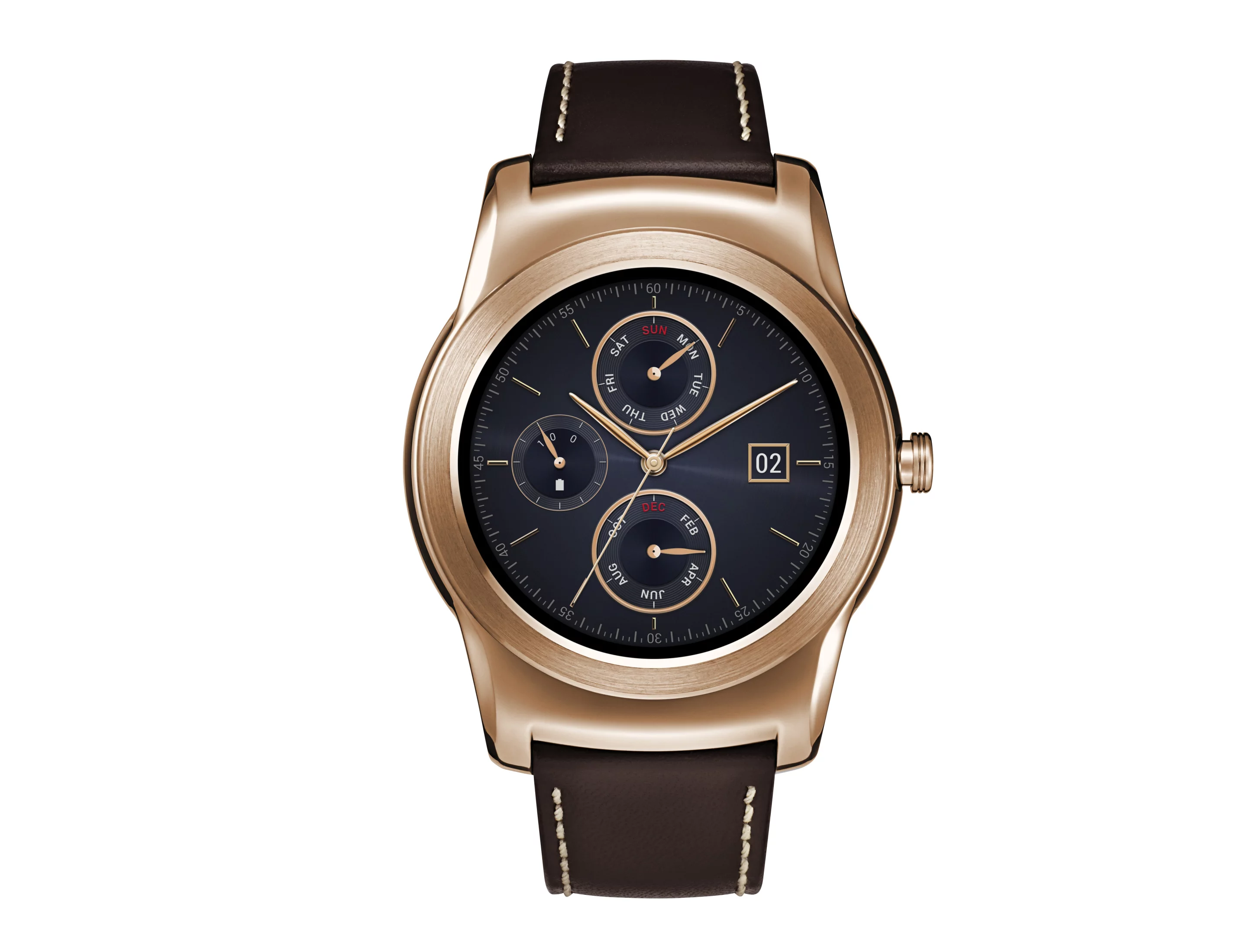 The gold version of the LG Watch Urbane