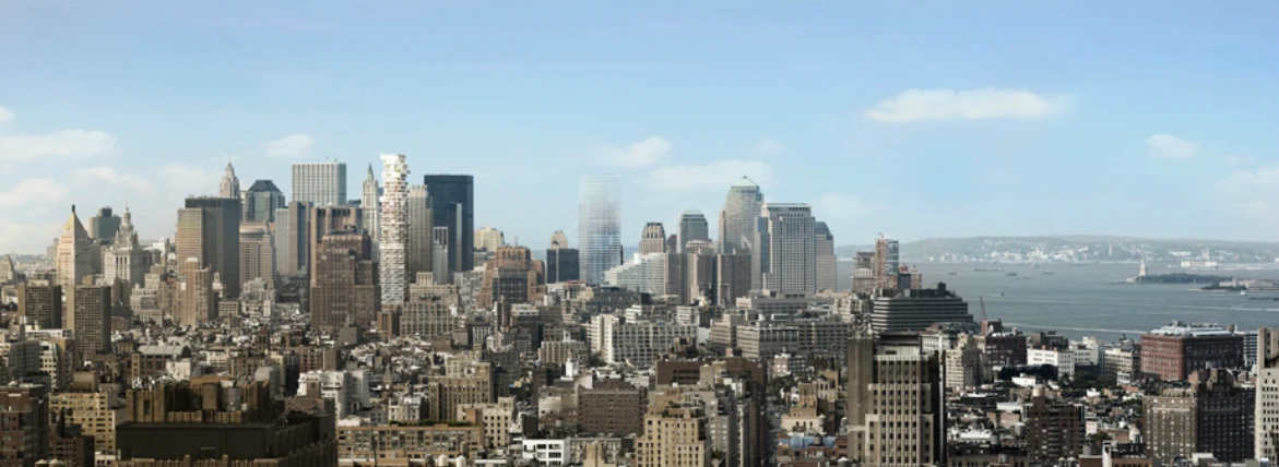 How 56 Leonard Street should look slotted into the Lower Manhattan skyline