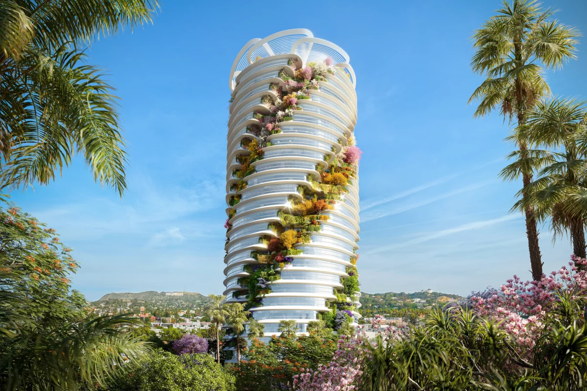 The Star, Hollywood will be defined by its eye-catching greenery filled facade