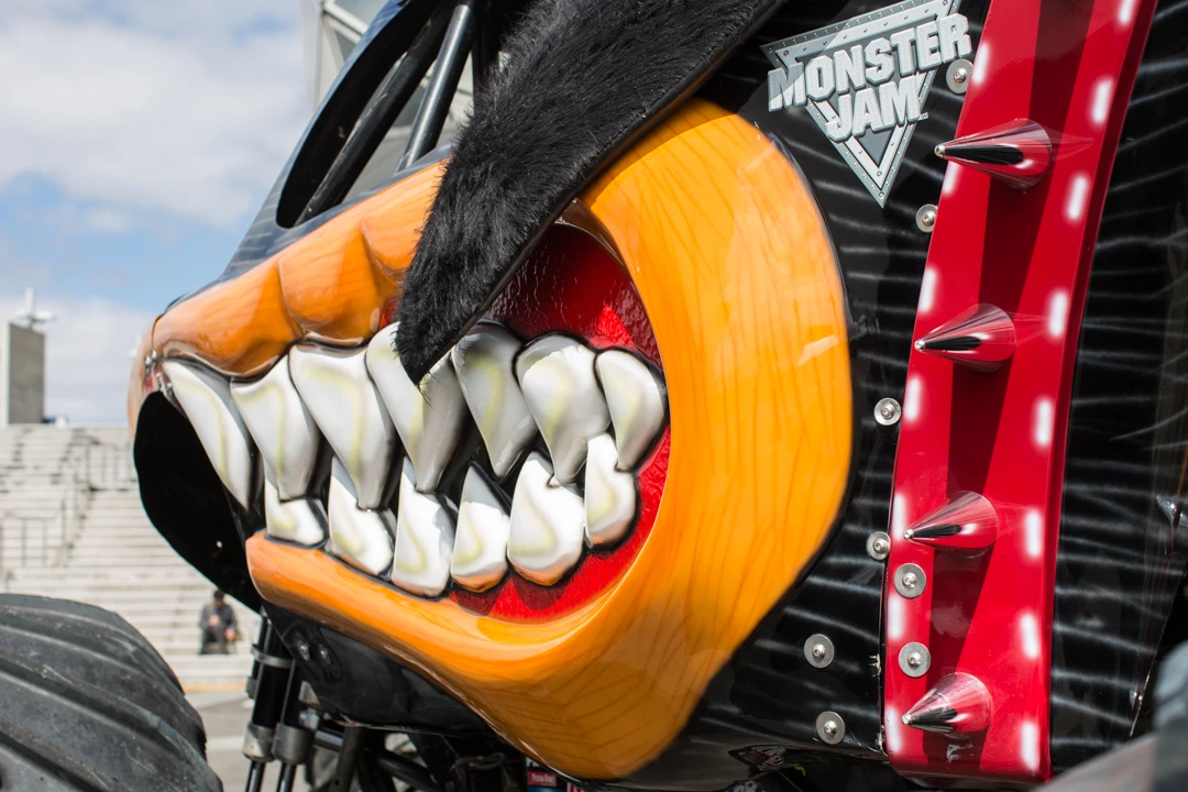 Monster Mutt before the show (Photo: Noel McKeegan/Gizmag.com)