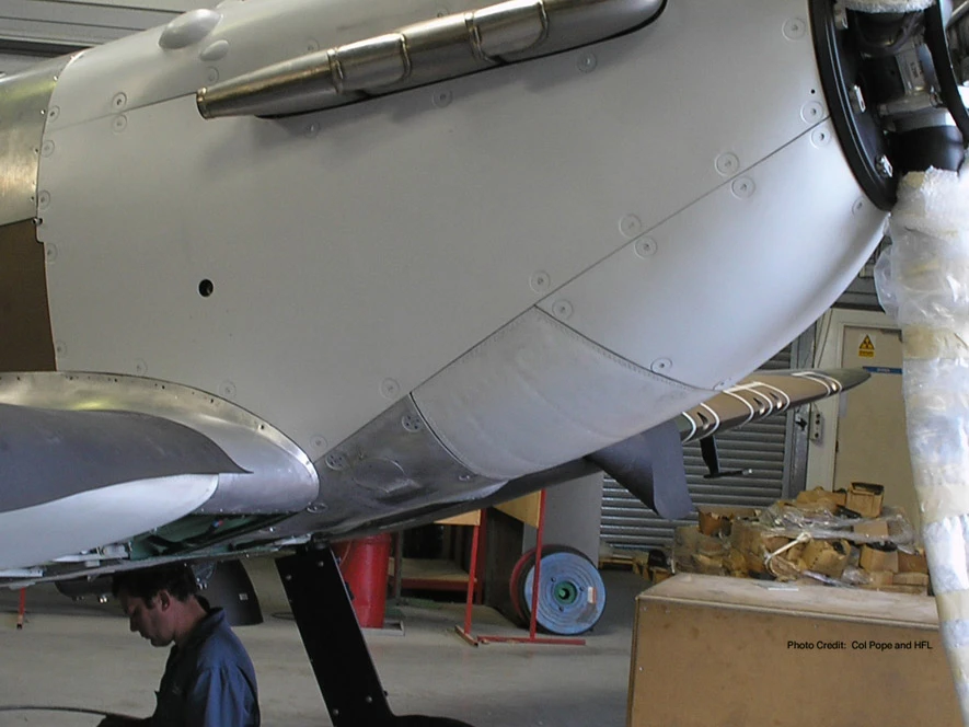 Restoration of the Spitfire 9734 took three years and 12 engineers to accomplish and resulted in one of the most accurate rebuilds ever
