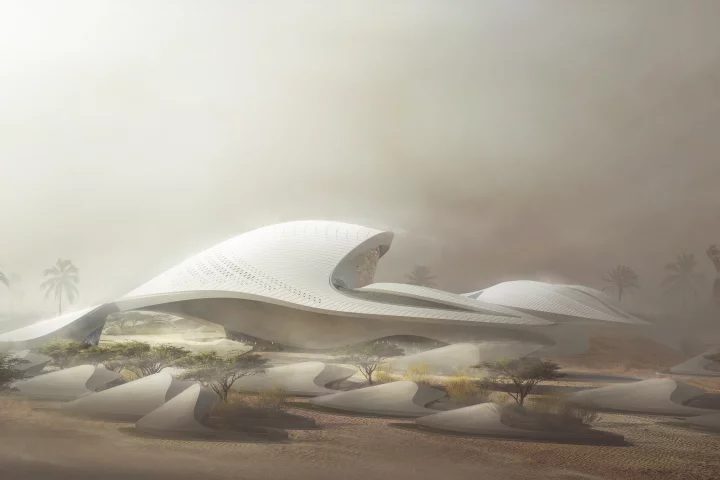 The new Bee'ah headquarters will be located in Sharjah, United Arab Emirates (Image: Zaha Hadid Architects / MIR)