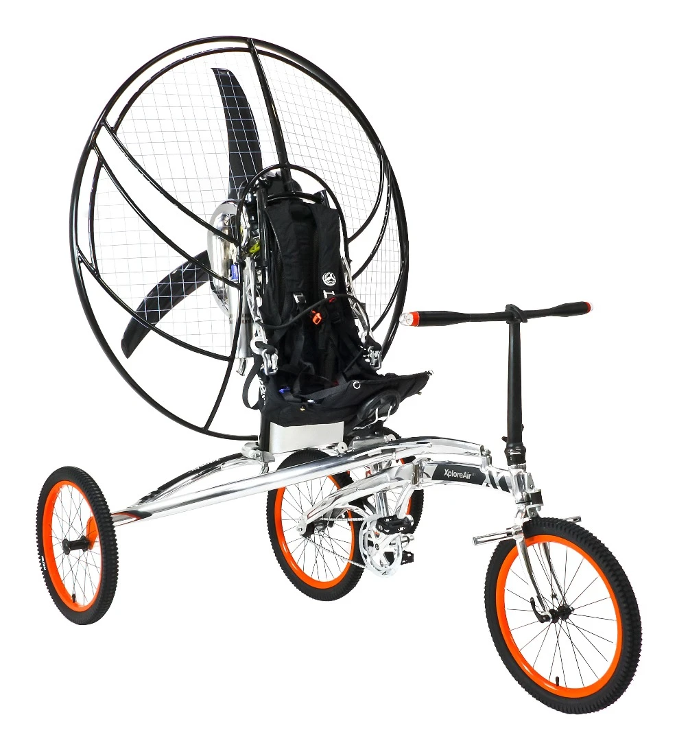 The Paravelo includes a tent, making it a flying camper or "flamper"