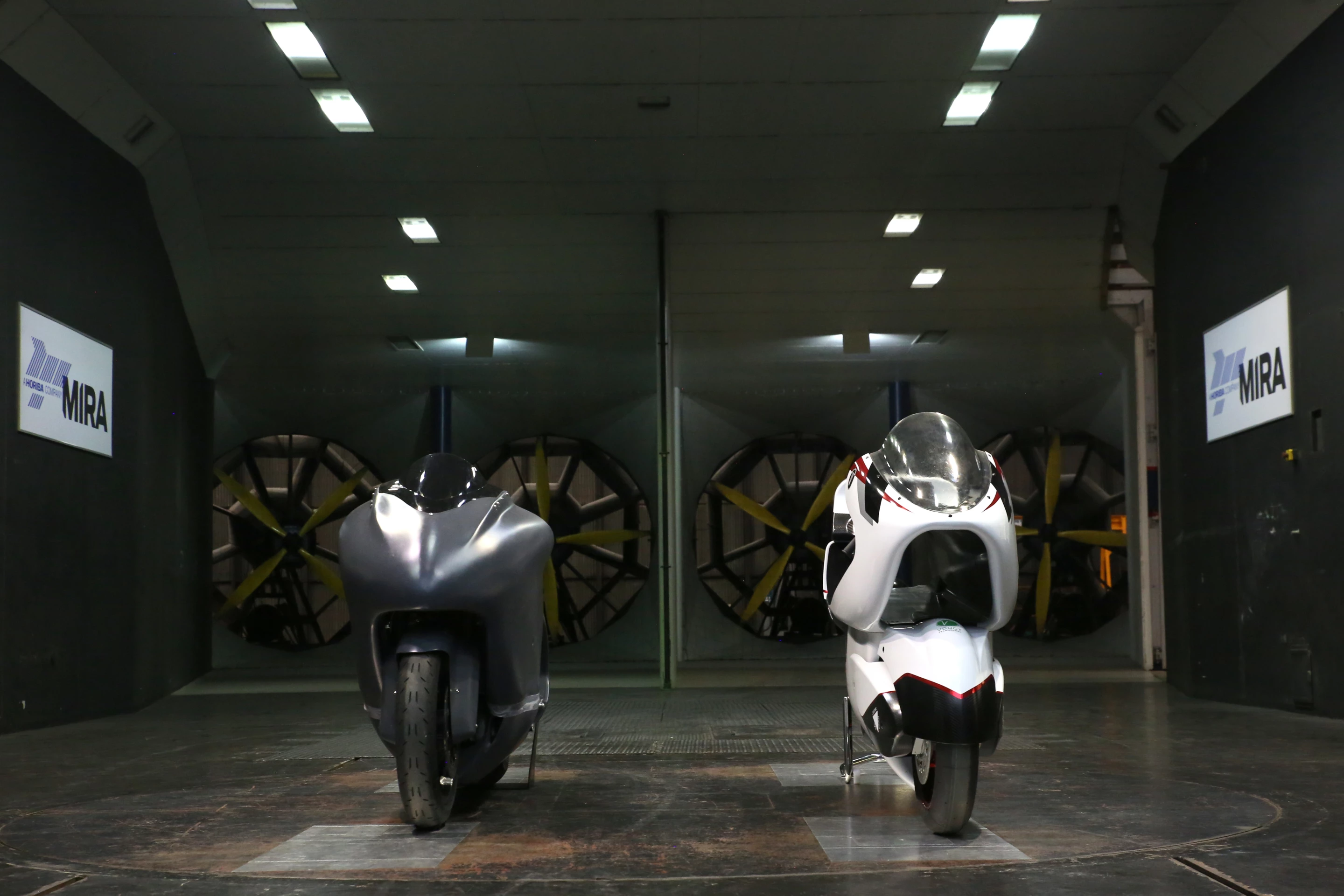 Left: Guy Martin's 300 mph motorcycle, the fastest in Europe. Right: the WMC250EV