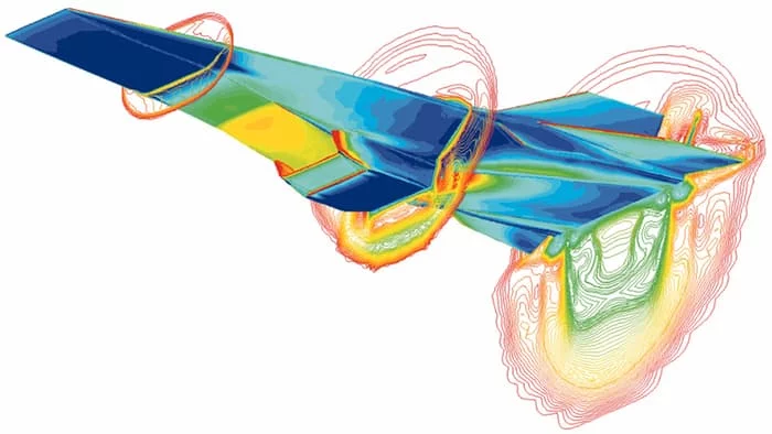 The 3D printing results could be used in the development of hypersonic craft similar to the X-43A seen here