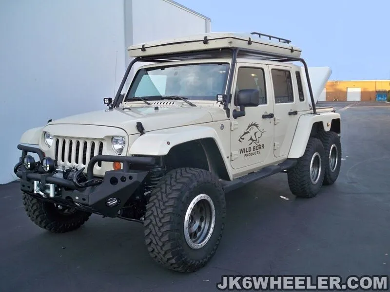 It does indeed have "true" six-wheel-drive – all six of the wheels are powered