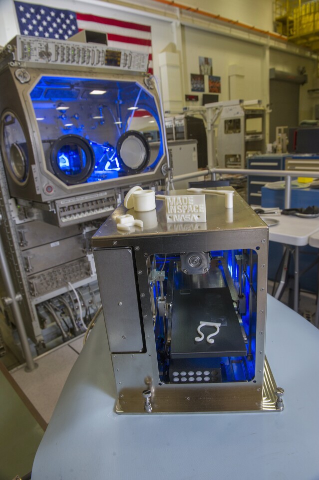 The International Space Station's first 3D printer (Image: NASA)