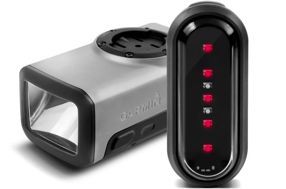 Garmin's Varia headlight, with the optional Varia tail light