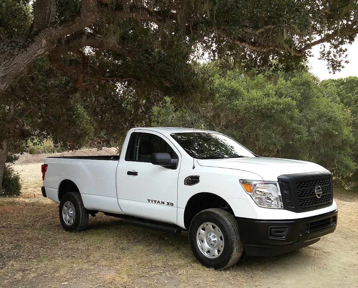 Nissan unveiled the 2017 Titan XD single cab work truck in Carmel, California during its Adventure Drive event