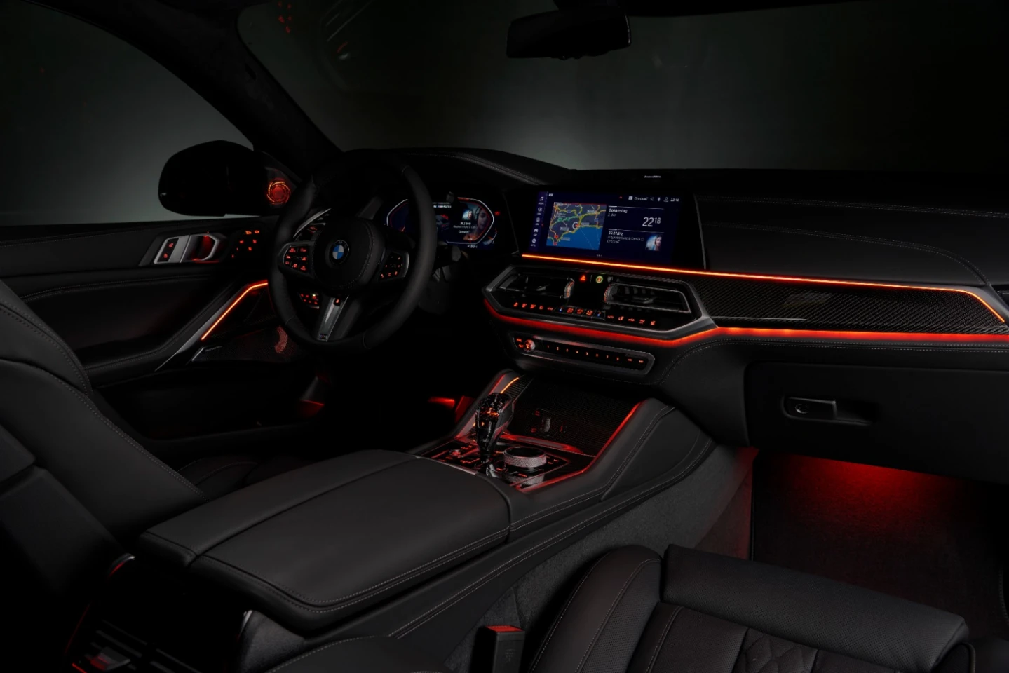 Ambient interior lighting is standard