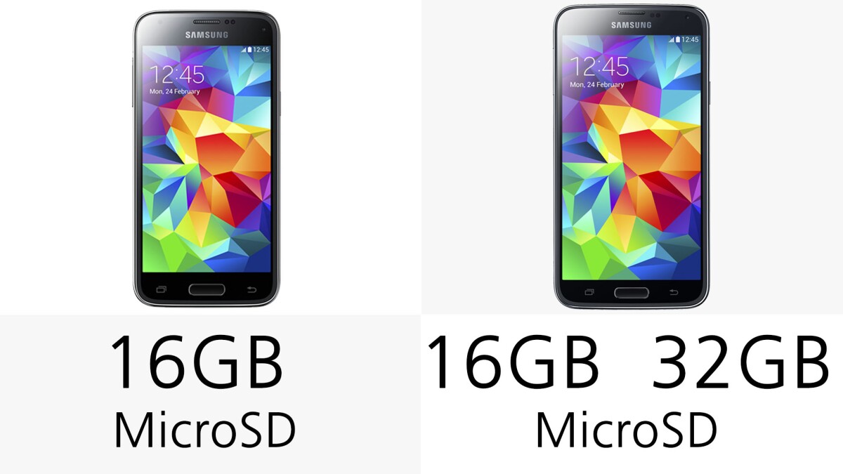 Both device's offer microSD card expandability