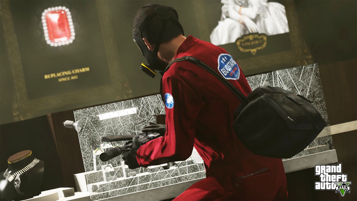 The game's storyline includes three heists, where you can switch among the three playable characters