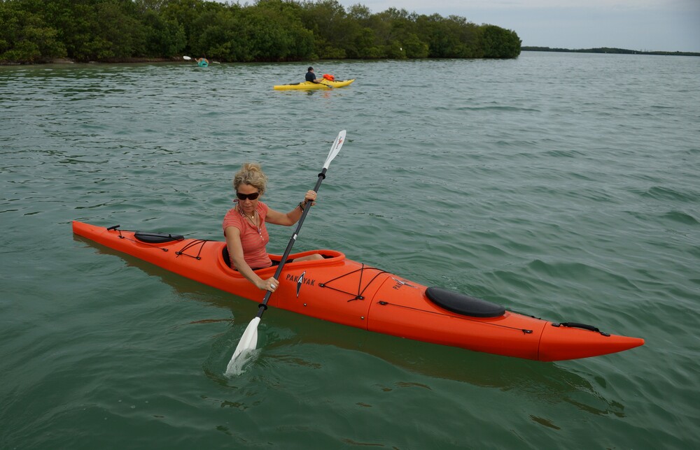 Nesting kayak can be carried like a backpack
