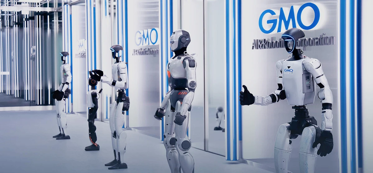 GMO sells and services a range of robots from manufacturers like Unitree