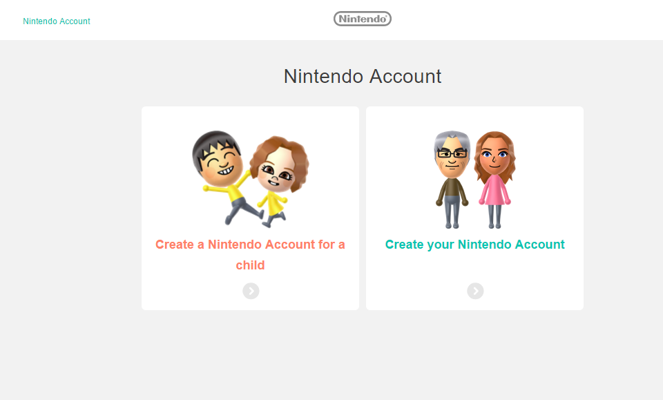 Your Switch will prompt you to set up a Nintendo account on a computer or mobile device