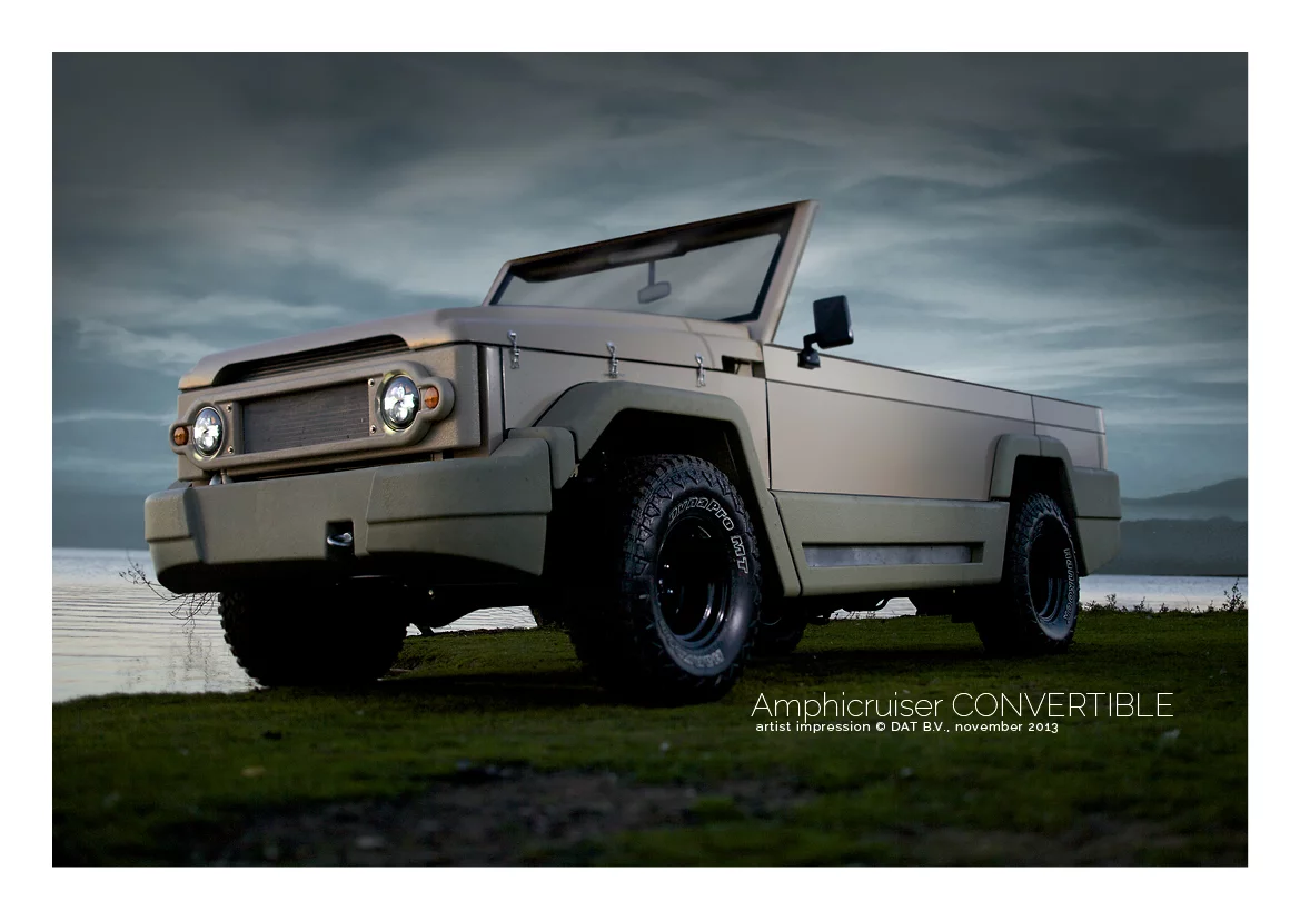 The Amphibicruiser 2-seat convertible drawing