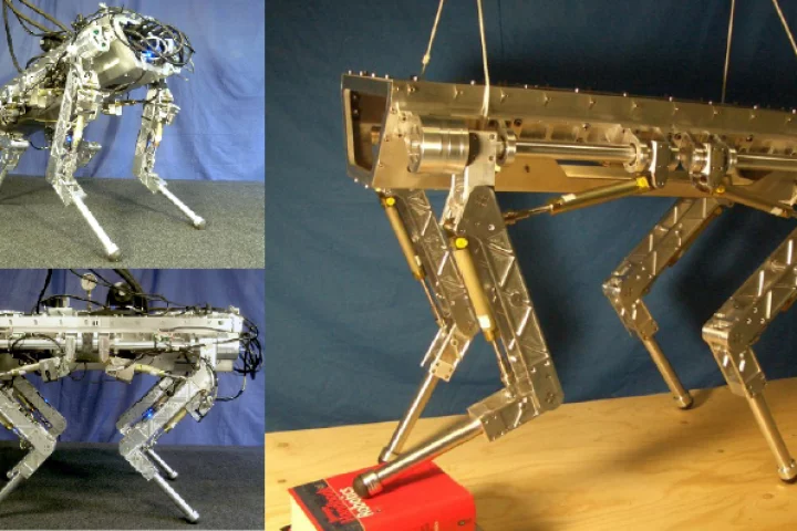 HyQ the Hydraulically actuated Quadruped robot (Photo: IIT)