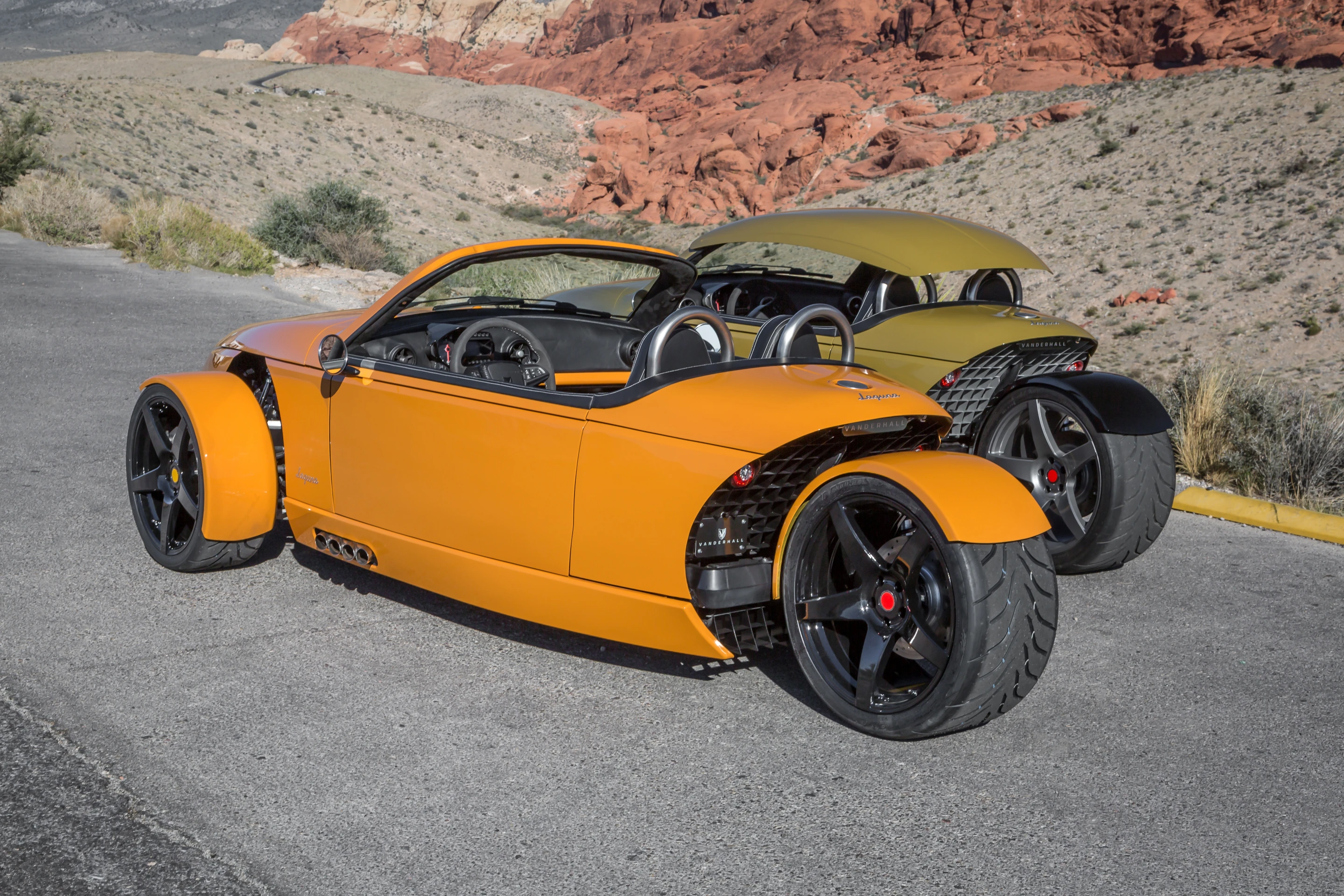 That rear wheel is a 20-inch aluminum forged unit wrapped in a Toyo tire