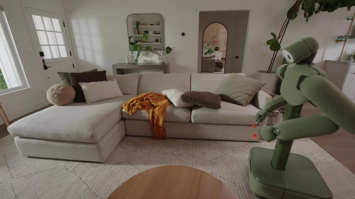 In a big step up from the previous model, Isaac 1 can clear clutter, straighten cushions, and make beds