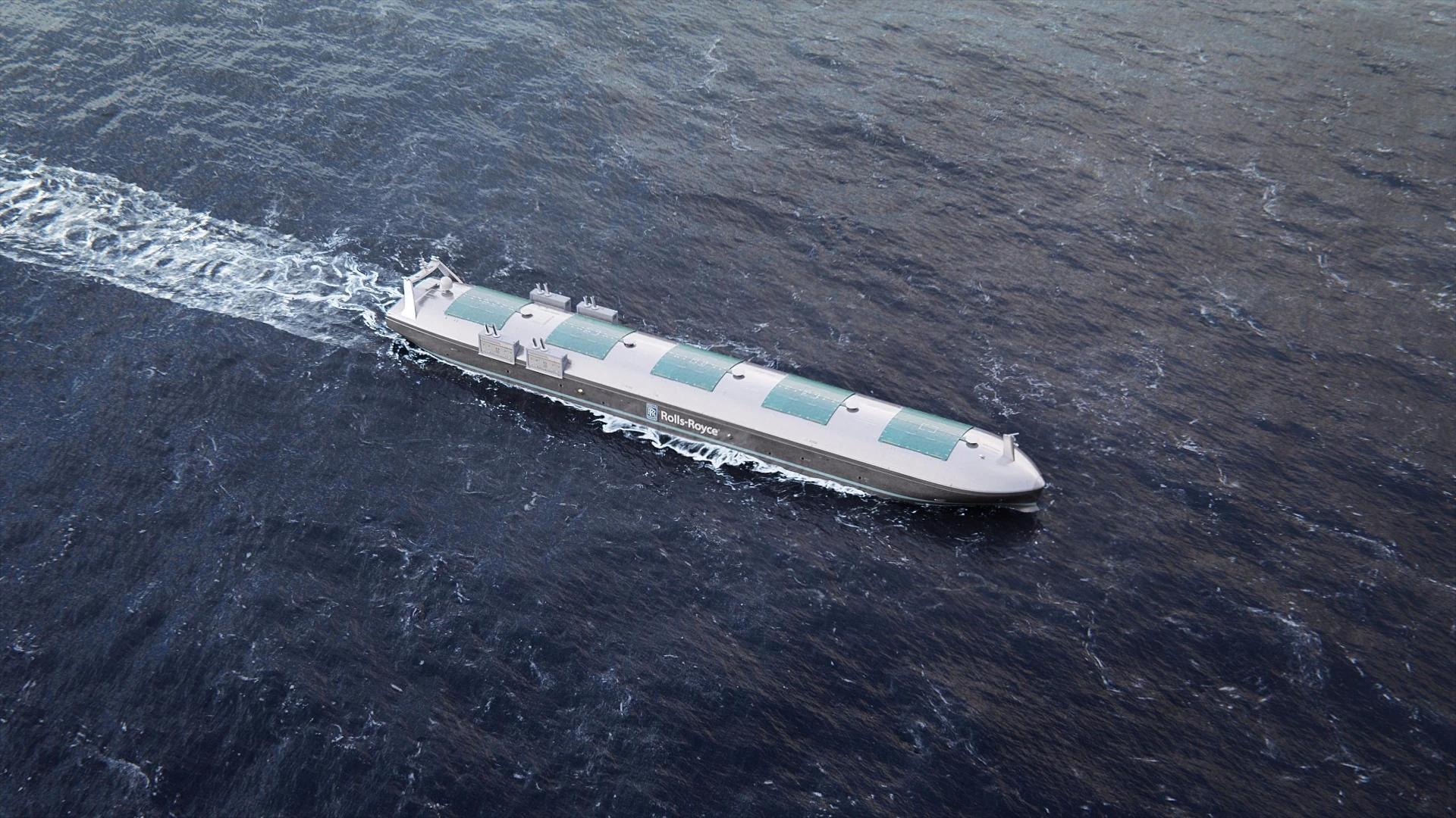 Artist's concept of a robotic cargo ship