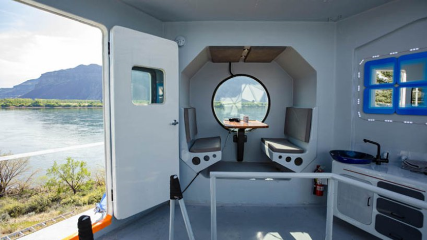 The Lunar Lander's dining area