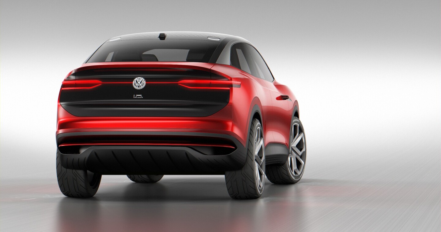The I.D. Crozz takes the same coupe-meets-SUV shape as new cars like BMW X6