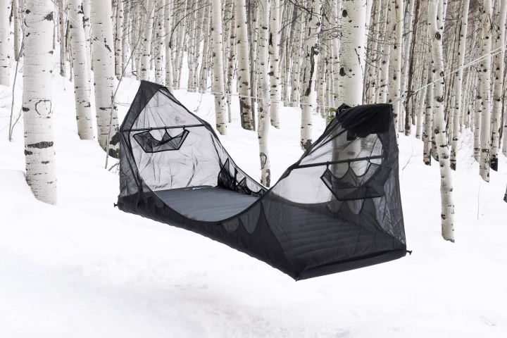 The Spectre Tent (pictured here minus its included rainfly) is presently on Kickstarter