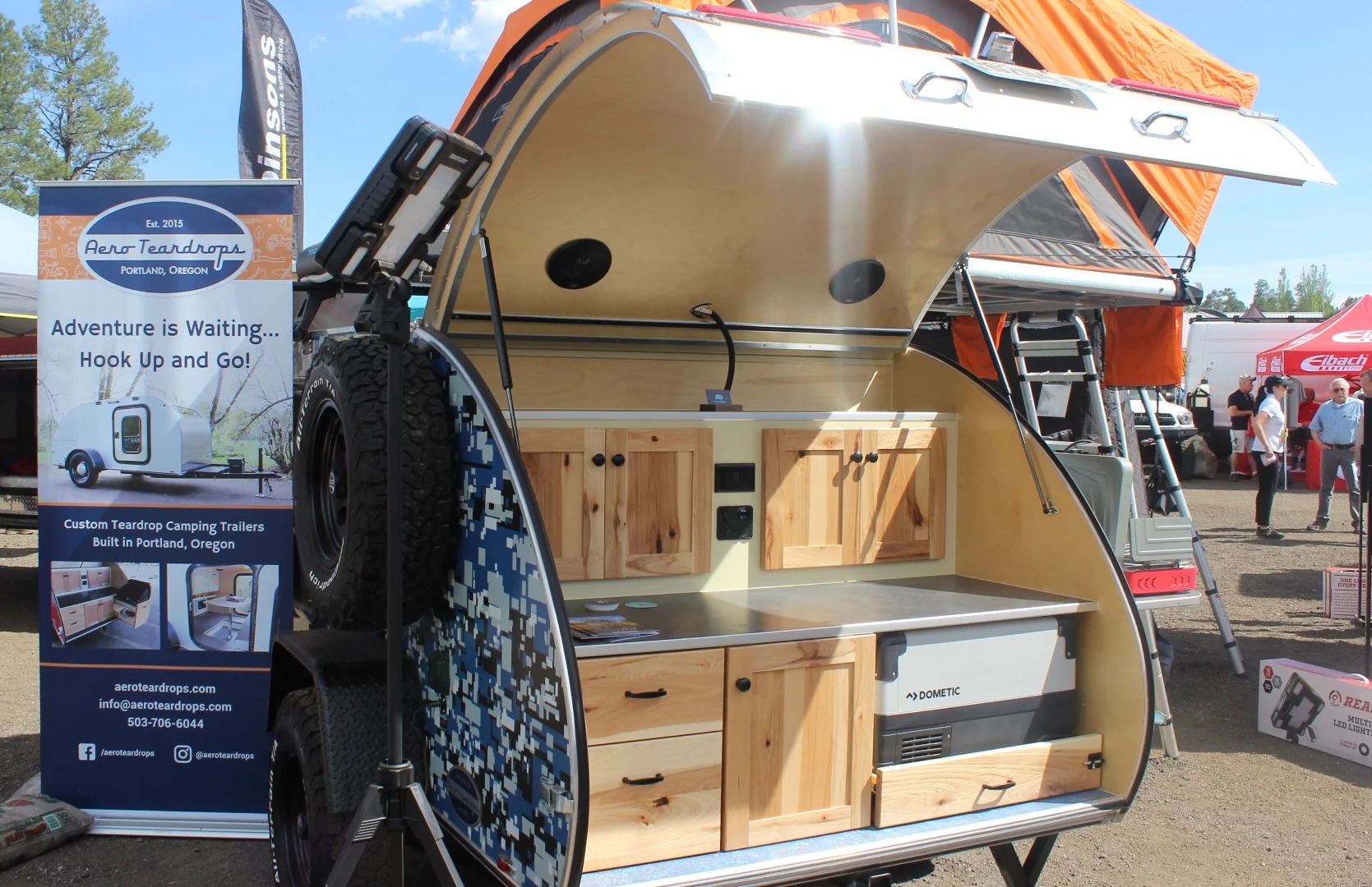 Aero Teardrops shows off a lovely galley