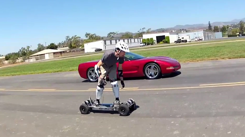 The Trail Rider and Corvette C5 are neck and neck