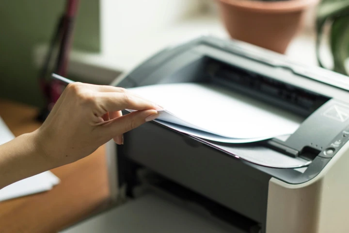 The process allows one sheet of paper to be printed upon and then unprinted up to five times