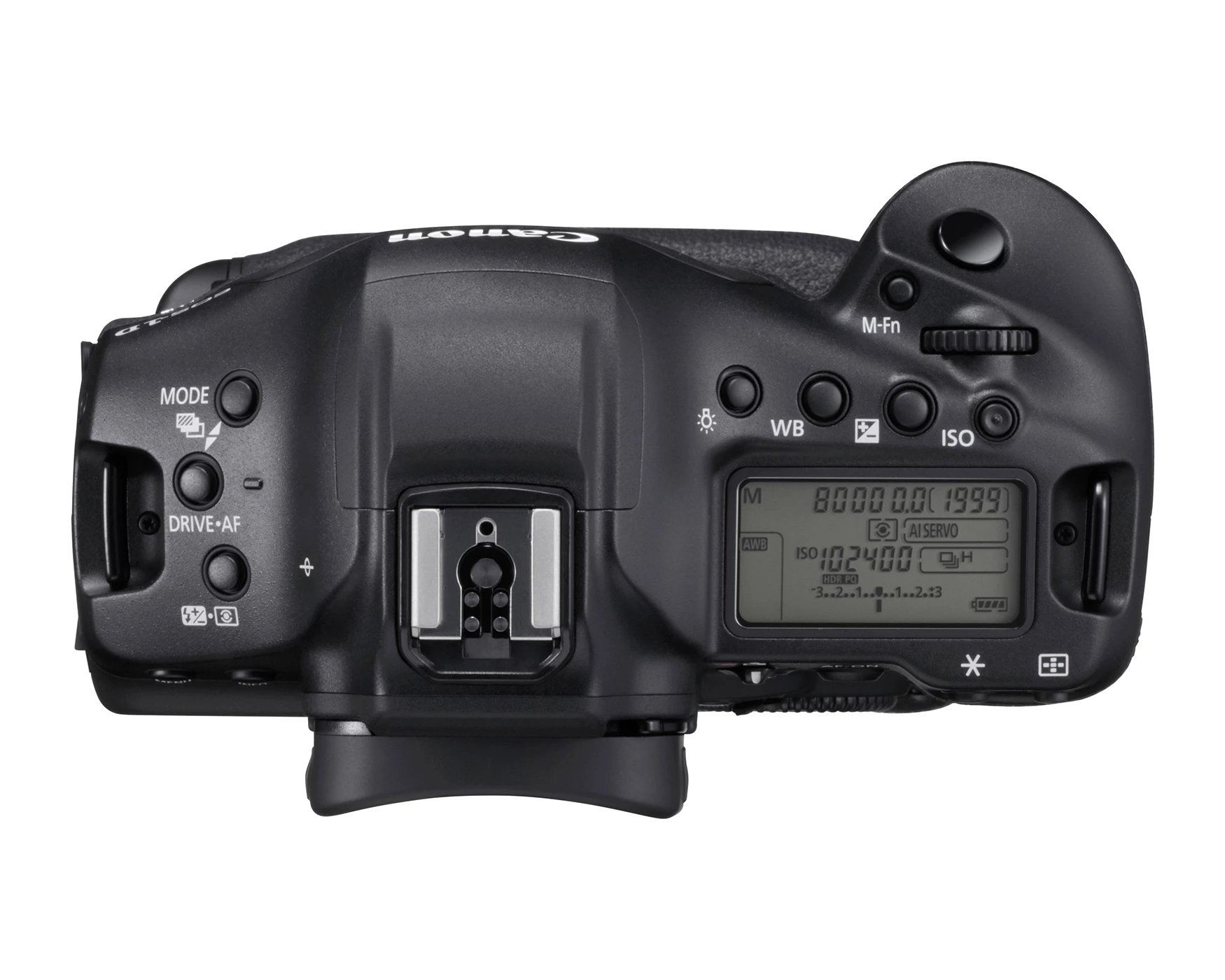 Top view of the EOS-1D Mark III