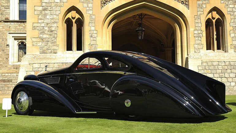 Incredible 1925 Rolls Royce Phantom I Jonckheere Aerodynamic Coupe