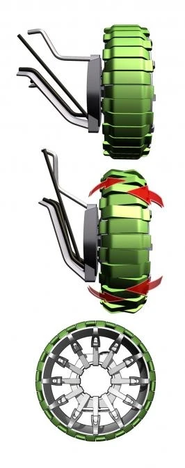 The HUMMER O2 Concept wheels