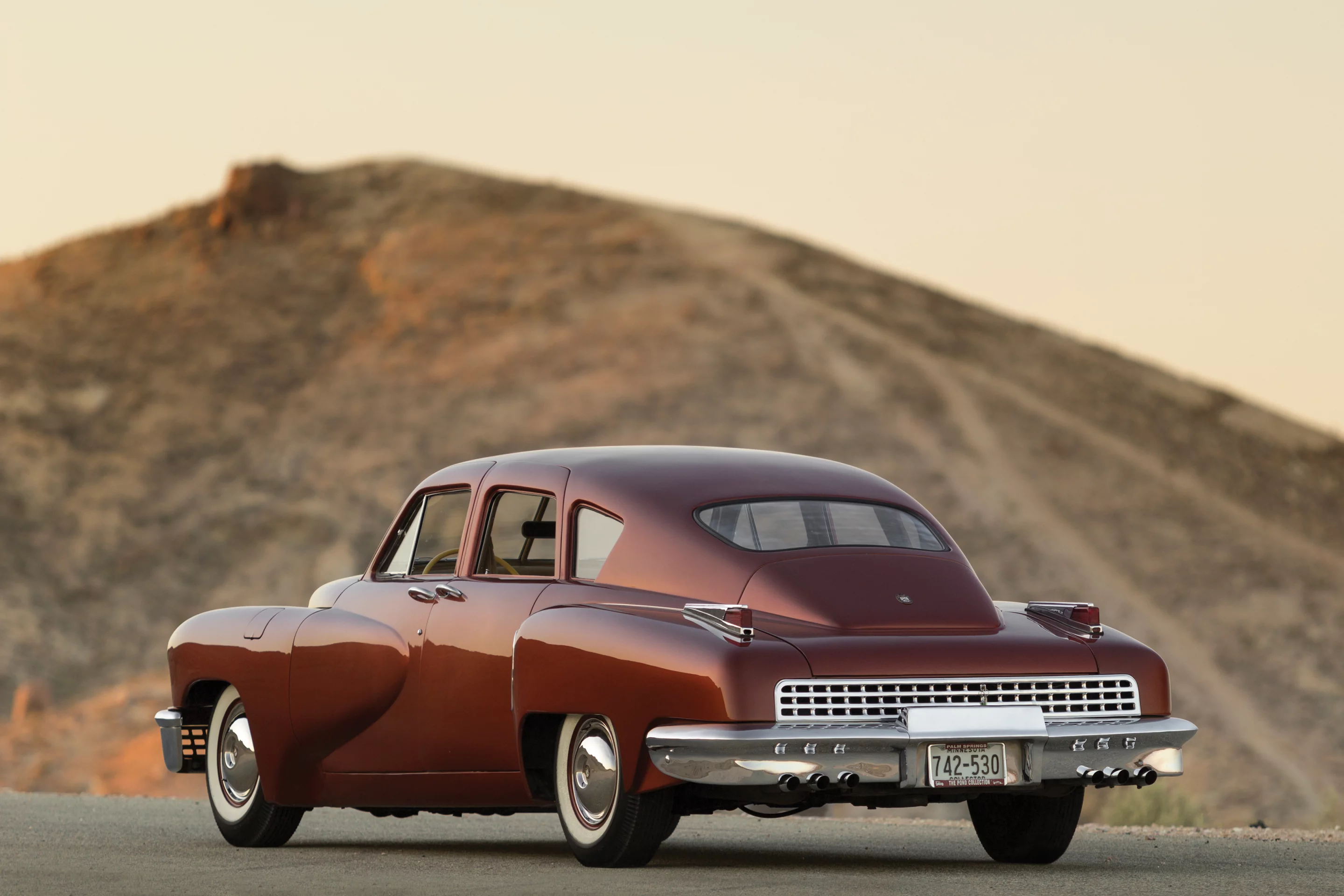 From the auctioneer's description, "the Tucker 48 remains a rolling symbol of the American dream and one of the most advanced early post-war automobiles." Auctioneer's Estimate: US$1,400,000 - US$1,600,000 Photo: Patrick Ernzen