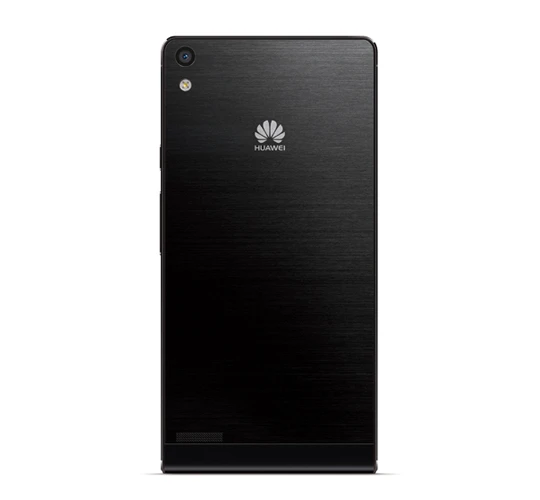 The Huawei Ascend P6 rear view