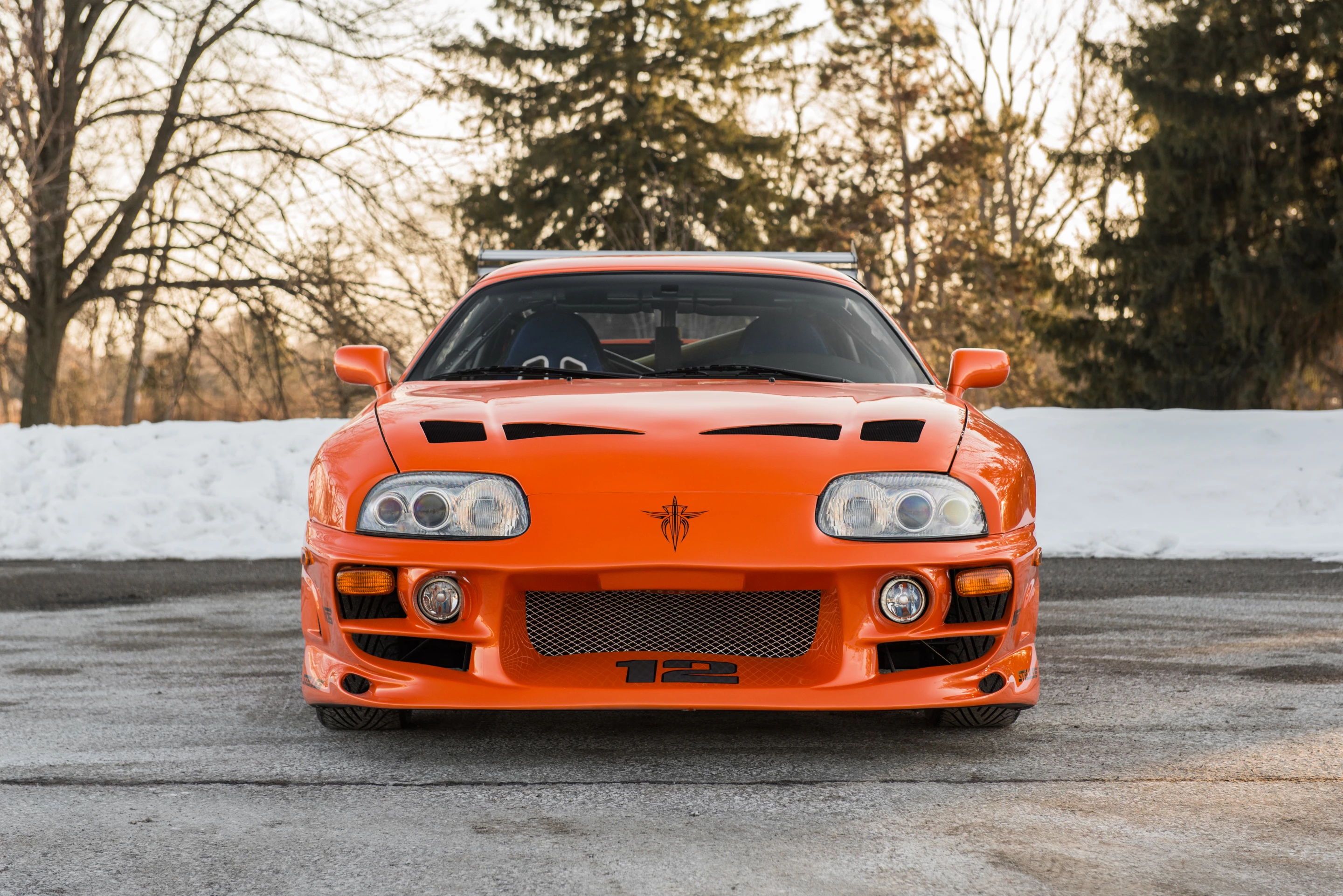This car just might be one that surprises as the recently deceased Paul Walker is the posthumous star of Furious 7, a movie that has just been released and is smashing box office records willy nilly. The car is the iconic orange Toyota Supra driven by Walker in The Fast and The Furious (2001), is expected to fetch $150,000 to $200,000 but ... anything could happen on the day.