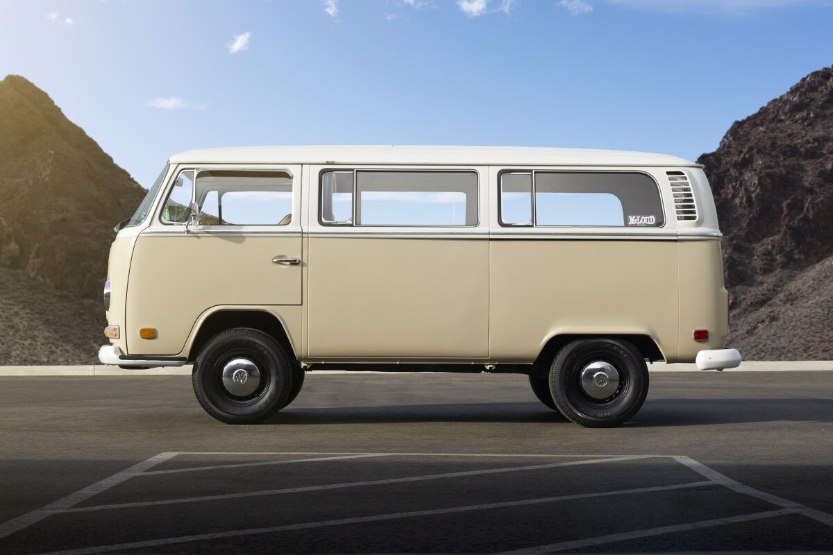 This VW bus trades out its powertrain but not its classic look