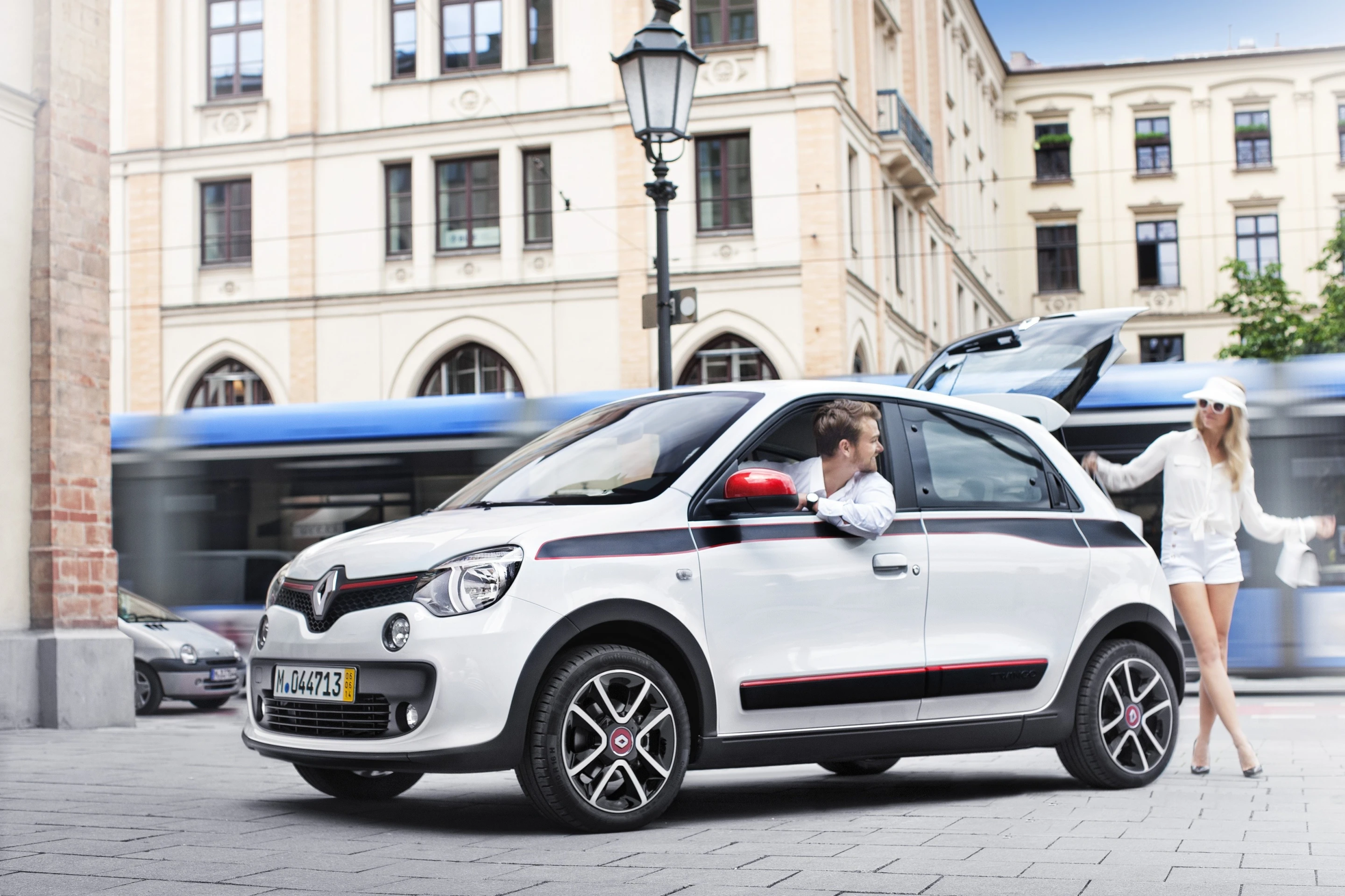 Renault Twingo on the road