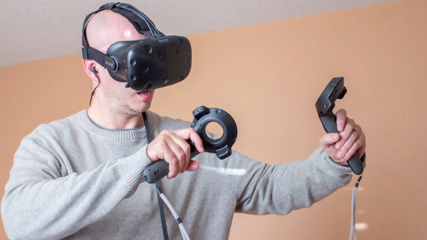 The HTC Vive is the current leader in VR positional tracking, but it requires external sensors to contain the user