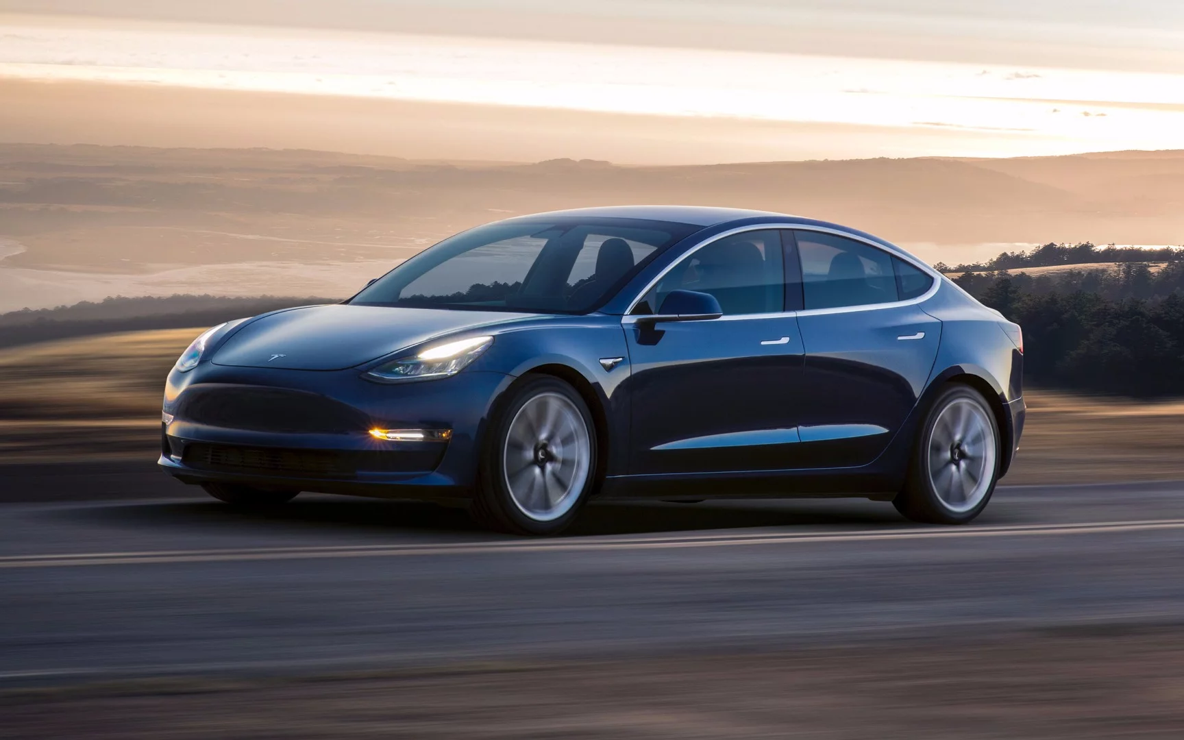 The production Tesla Model 3