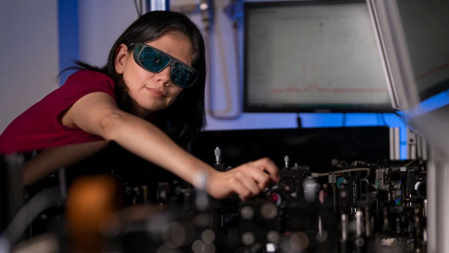 ANU researcher Dr Rocio Camacho Morale has led the development of a groundbreaking night-vision film that could find widespread use