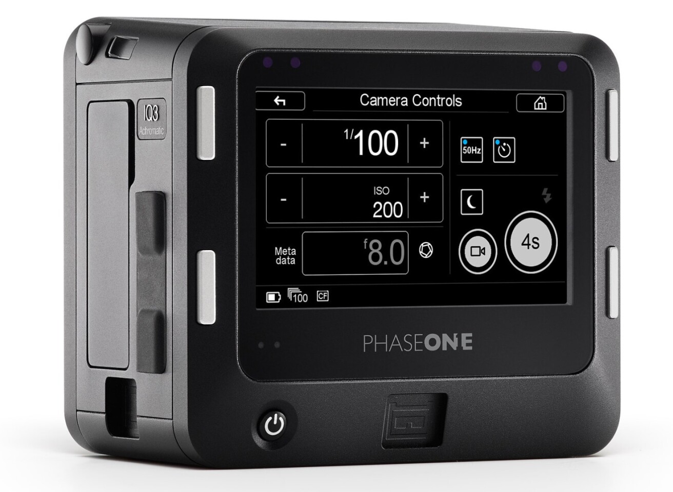 The Phase One IQ3 100MP Achromatic boasts a top ISO setting of 51,200
