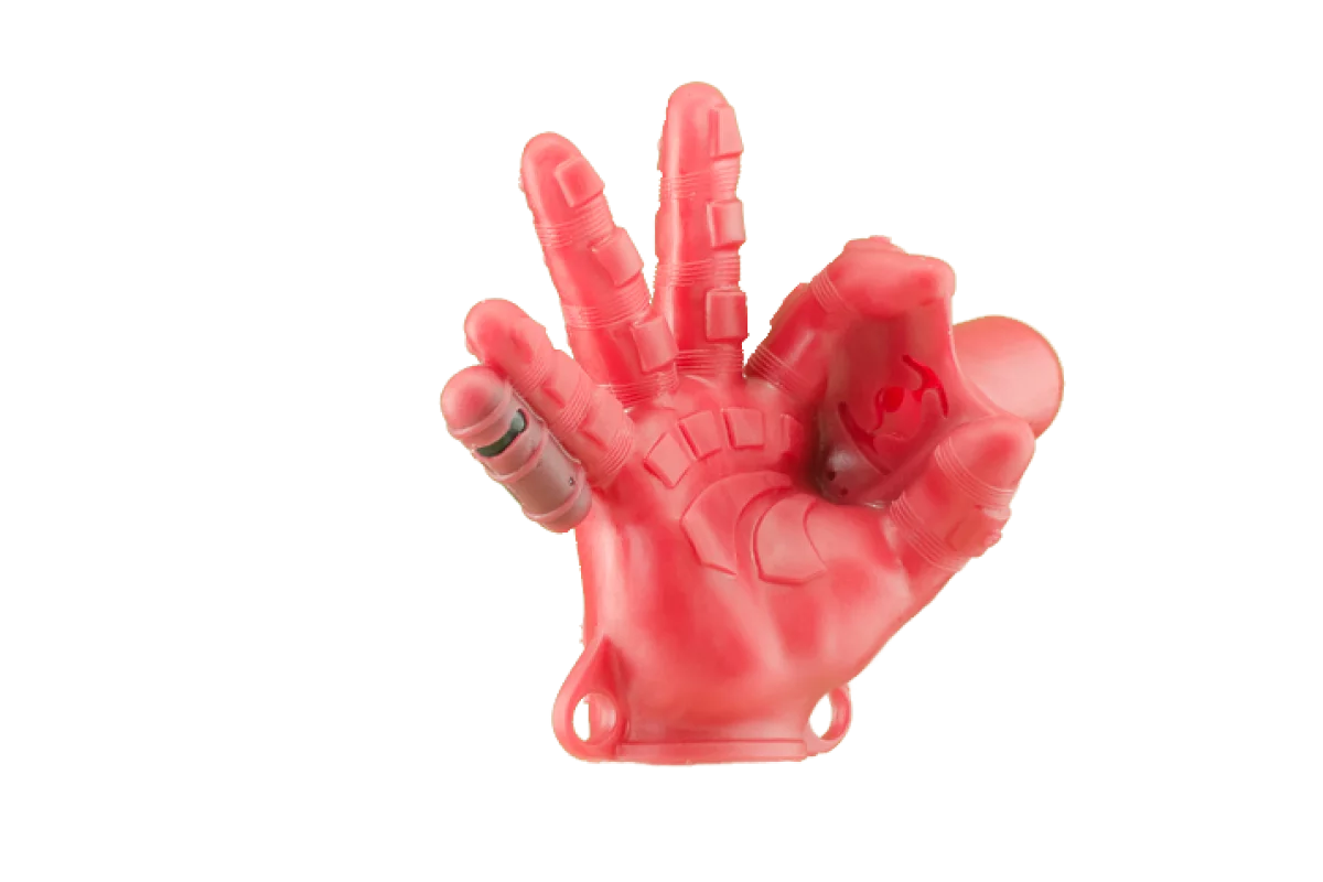 The Handie ensures you're pleasuring yourself consensually by making you make the "OK" gesture first